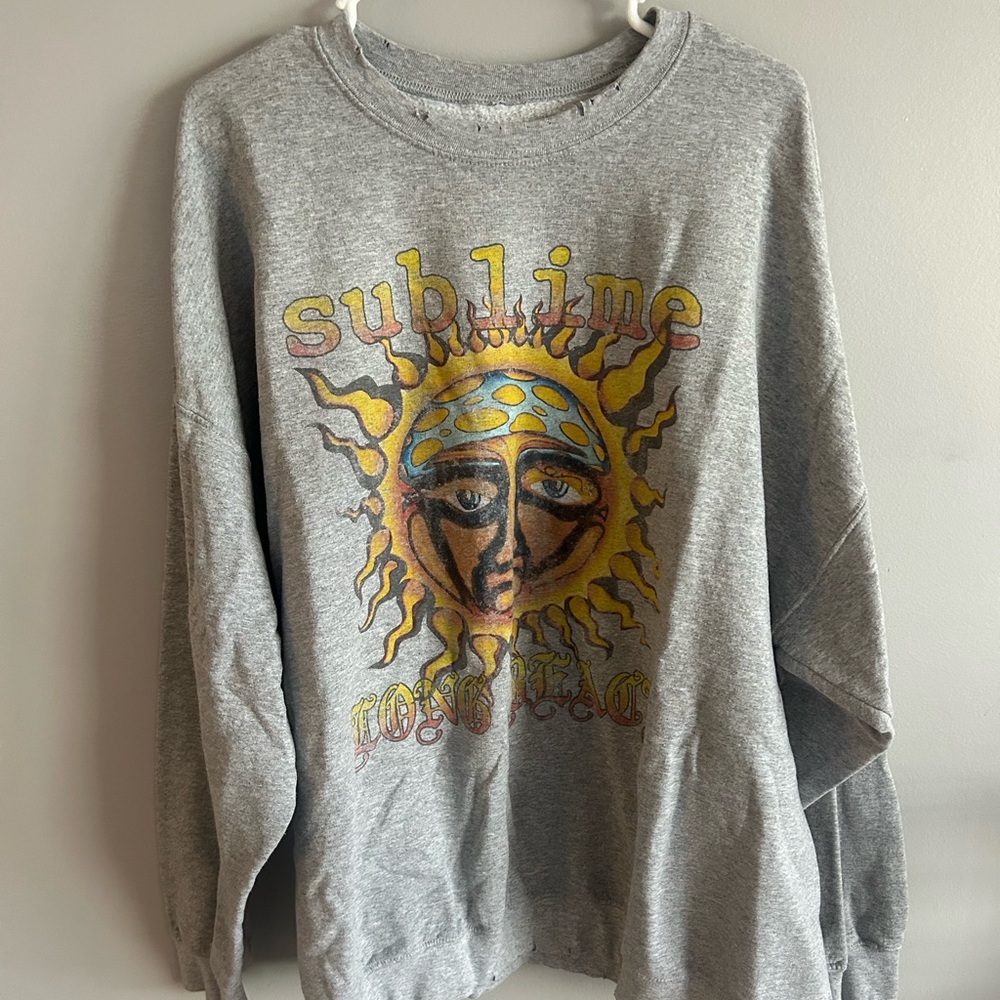 Urban Outfitters Gray Sublime Sweatshirt